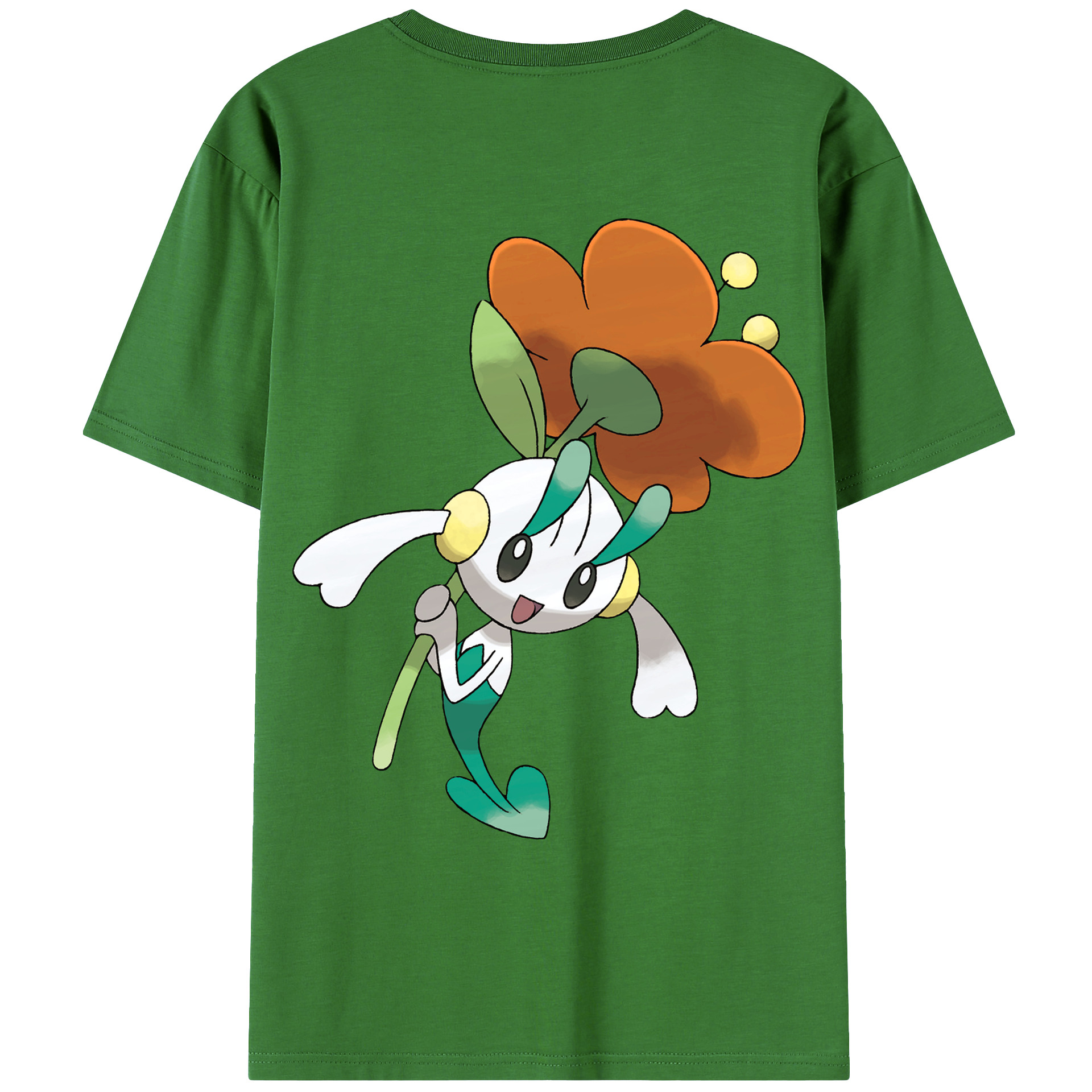 （画像用） ポケットモンスター Pokémon レディース半袖Tシャツ(バックプリント)
